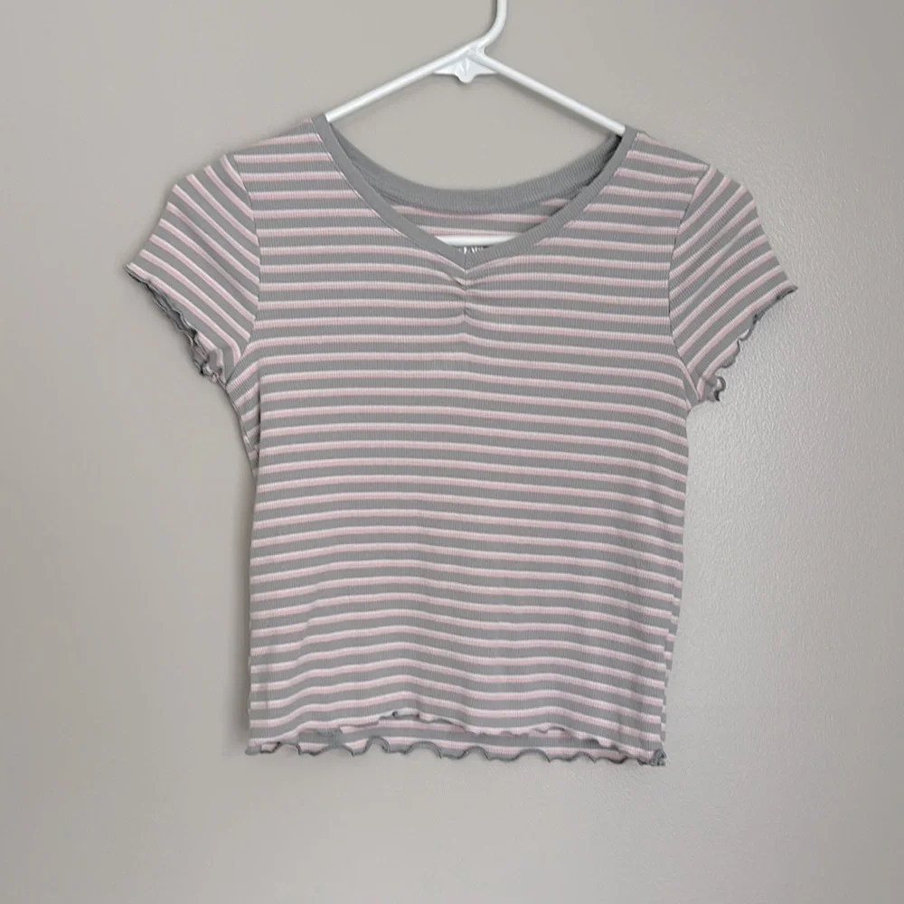 Set of 2- striped justice girls tees
